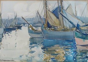 Boats At Rest — Arthur Henry Church