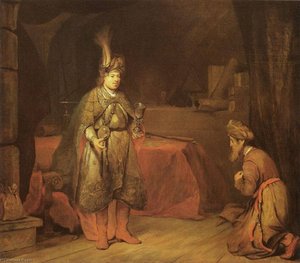 Judah Persuades Jacob To Consent To The Departure Of Benjamin — Aert De Gelder