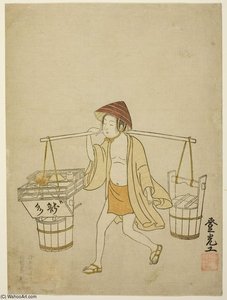 A Water Seller — Suzuki Harunobu