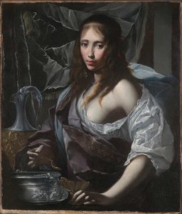 Artemisia Prepares To Drink The Ashes Of Her Husband, Mausolus. — Francesco Furini