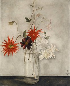 Les Dahlias — Léonard Tsuguharu Foujita