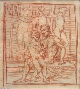 Entwurf Zum Bild Das Goldene Zeitalter I — Hans Von Marées
