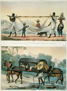 Different Transport In Brazil — Jean-baptiste Debret