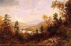 Autumn On The Hudson — Jasper Francis Cropsey