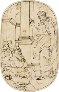 Saint paul preaching in athens
