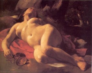 La Bacchante — Gustave Courbet, Realism