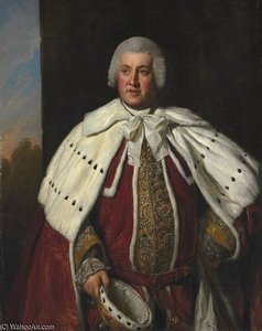 Portrait Of John Bligh — Sir Nathaniel Dance Holland