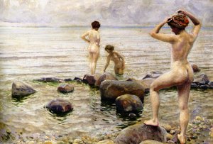 A Morning Dip — Paul Gustave Fischer