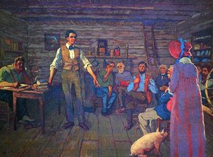 Lincoln the Lawyer, (painting)