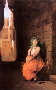 Arab Girl With Waterpipe — Jean-léon Gérôme