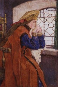The Princess At The Window (princess Nesmeyana) — Victor Vasnetsov