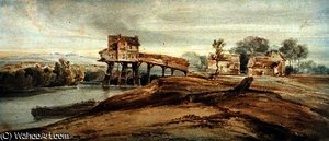 The Watermill above the Bridge at Charenton