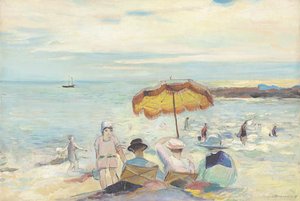 Beach With Characters — Henri Ottmann
