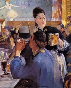 Corner In A Cafe-concert — Édouard Manet, Impressionism