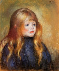 Head Of A Child (also Known As Edmond Renoir) — Pierre-auguste Renoir, Impressionism