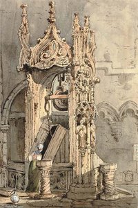 A Corner Of A Church — Samuel Prout
