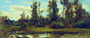 Lake In The Forest — Ivan Ivanovich Shishkin
