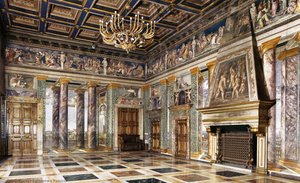 Perspective View Of The Sala Delle Prospettive — Baldassare Peruzzi