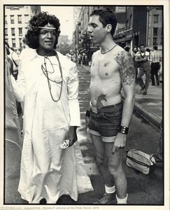 Marsha P. Johnson At The Pride March, 1975 — Leonard Fink