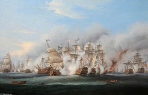The Battle Of Trafalgar - — Thomas Luny