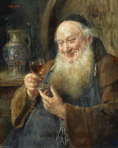 Monk With A Wine Glass — Ernst Nowak