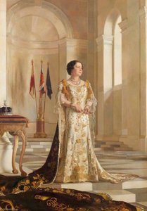 Elizabeth, the Queen Mother (1900–2002), Queen Consort of King George VI (copy of Gerald Festus Kelly)
