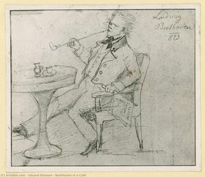 Beethoven In A Café — Eduard Klosson