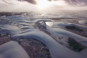 Aerial View Of Lençois Maranhenses — Angelo Chiacchio, Contemporary Realism
