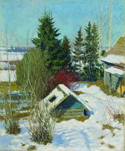 Last Snow — Igor Emmanuilovich Grabar, Socialist Realism