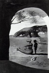 Mysteriöses Maul, Das Sich Hinter Meiner Krankenschwester Zeigt — Salvador Dalí, Surrealist Movement