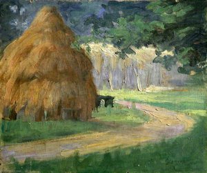 Landscape With Haystack — Carey Boynes Morris