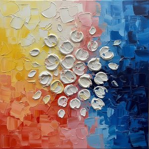 Radiant Convergence: An Impasto Symphony Of Prismatic Light And Sculptural Motion — Christian Noiret