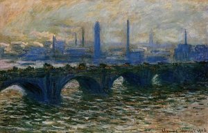 Waterloo Bridge — Claude Monet, Impressionism