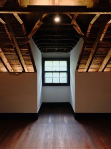 Dormer windows on 3rd floor of Yoon Dongju Memorial Hall