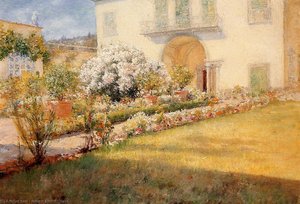 Florentine Villa — William Merritt Chase, Impressionism