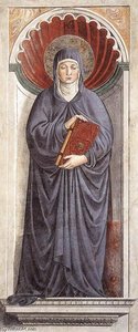 St Monica (on The Pillar) — Benozzo Gozzoli