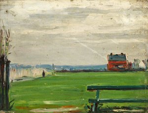 Countryside Scene — Maud Ireland Button