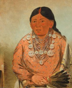 A'h Tee Wát O Mee, A Woman — George Catlin