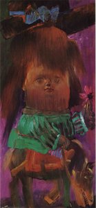 jeune fille sur l'ane