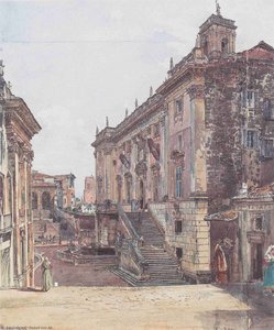 The Capitol In Rome — Rudolf Von Alt