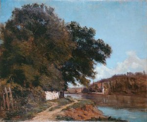 Paysage De La Vallée Du Peugue — Hippolyte Pradelles