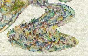 Herring Grows Two Arms and Becomes Half-human, Half-fish (details)