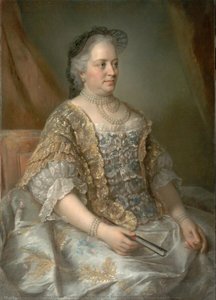 Portrait Of Maria Theresa, Sovereign Of Austria, Hungary And Bohemia — Jean-étienne Liotard