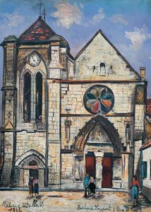 The Basilica Of Longpont — Maurice Utrillo