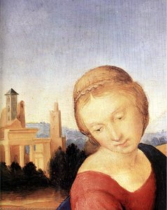 Madonna And Child With The Infant St John (detail) — Raphael, High Renaissance