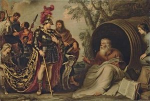 Alexander And Diogenes — Cornelis De Vos