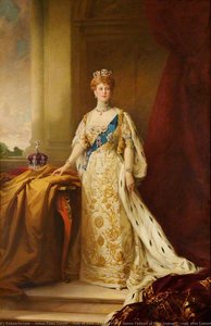 Mary of Teck (1867–1953), Queen Consort of King George V (copy after Samuel William Henry Llewellyn)