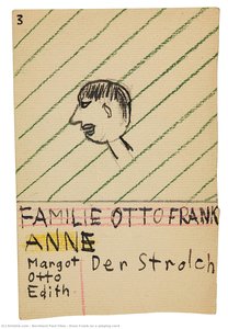 Anne Frank On A Playing Card — Bernhard Paul Elias