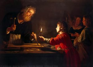 Childhood Of Christ — Gerard Van Honthorst