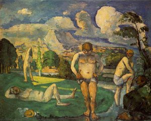 Bathers At Rest — Paul Cézanne, Post-impressionism